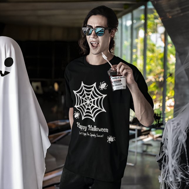 Personalised Spiderweb Halloween T-Shirt (Creator Uploaded)