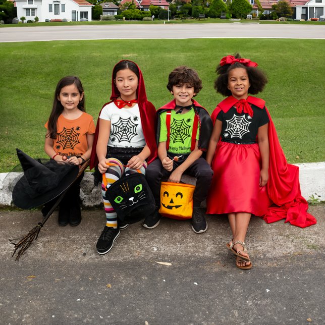 Personalised Spiderweb Halloween T-Shirt (Creator Uploaded)