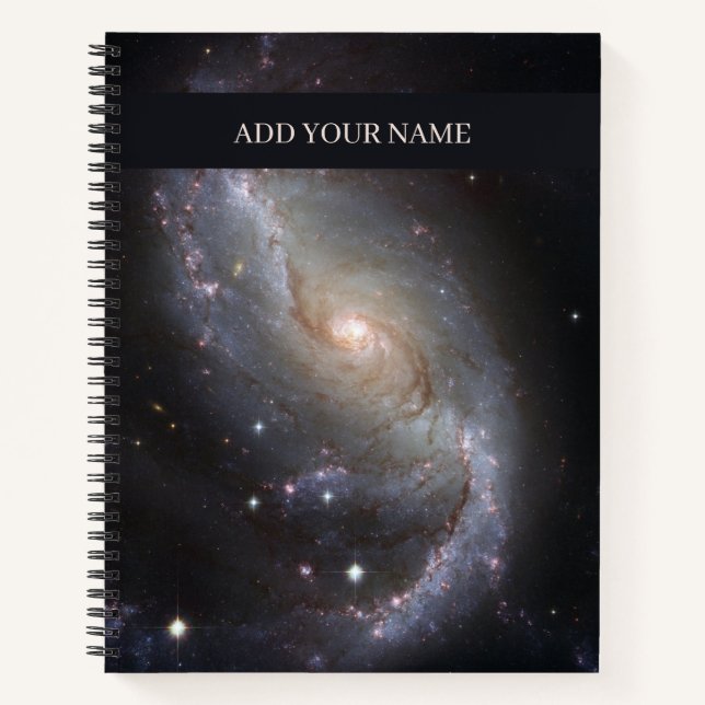 Personalised Spiral Galaxy Notebook (Front)