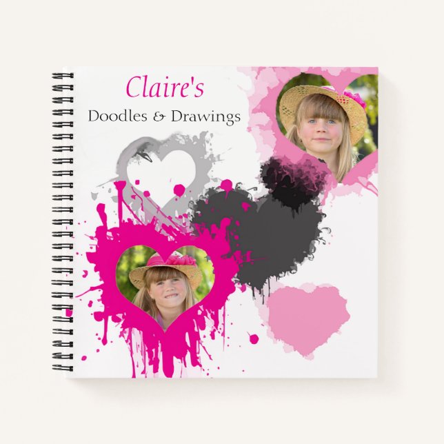 Personalised Spiral Notebook (Front)