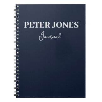 Personalised Spiral Notebook Journal