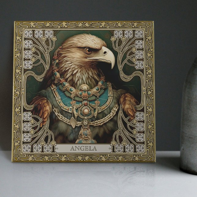 Personalised Spirit Eagle Tribal Altarpiece Tile (Creator Uploaded)