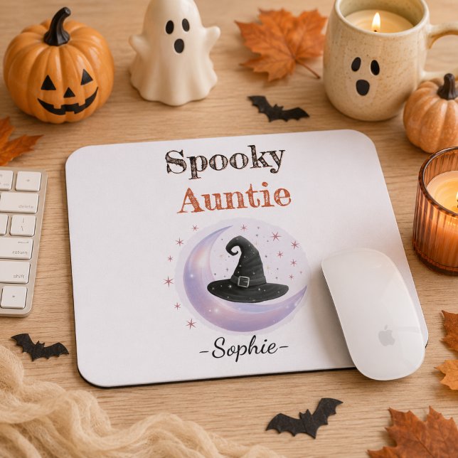 Personalised Spooky Auntie Mousepad (Creator Uploaded)