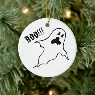 Personalised Spooky Halloween Ghosts Tree Ornament