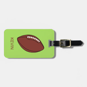 Personalised Sport Football ball Luggage Tag