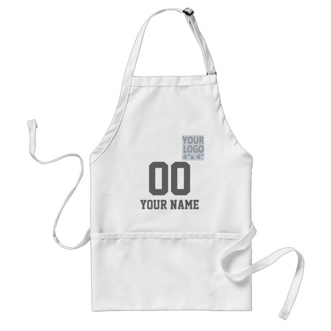 Personalised Sport Team Jersey Apron (Front)
