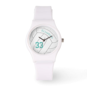 personalised sports accessories simple volleyball watch