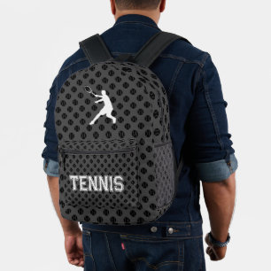 Personalised sports backpack for tennis player