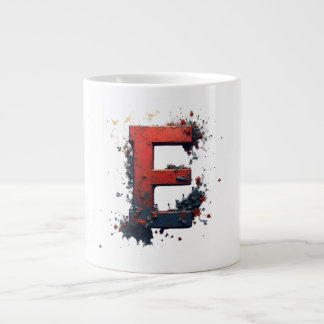 Personalised Sports Fan Monogram Custom Initial Large Coffee Mug