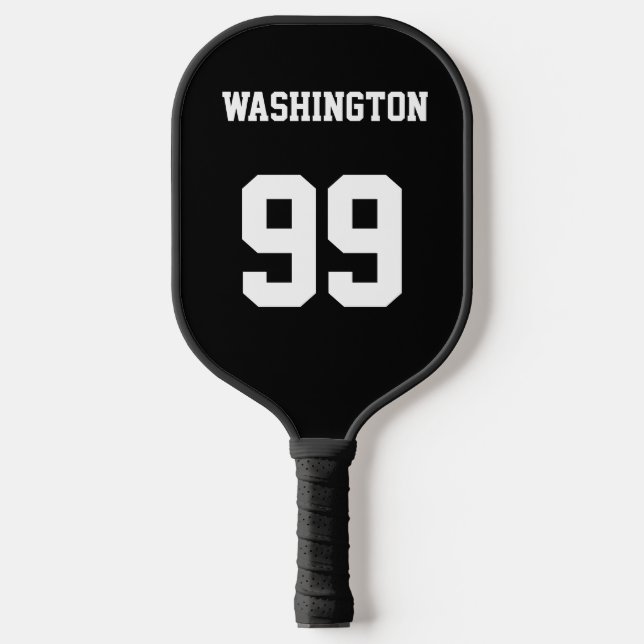Personalised Sports Name and Number Pickleball Paddle (Front)