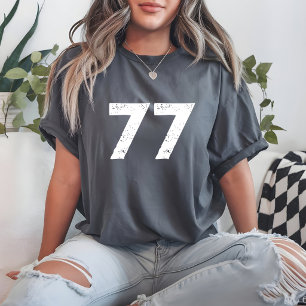 Personalised Sports Number College Football Game T-Shirt