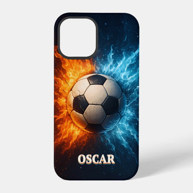 Personalised Sports/Soccer iPhone 12 Pro Case (Back)