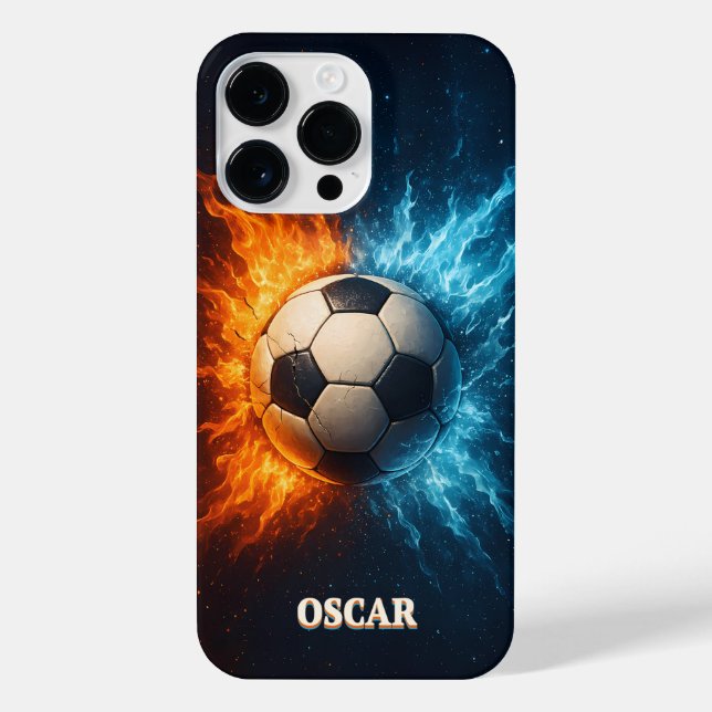 Personalised Sports/Soccer iPhone 14 Pro Max Case (Back)
