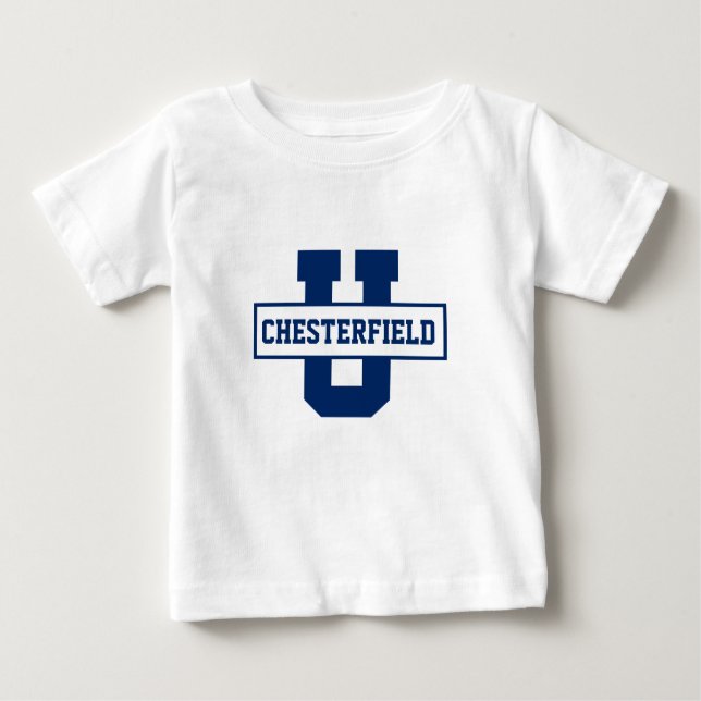 Personalised sports team monogram template baby T-Shirt (Front)