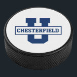 Personalised sports team monogram template hockey puck<br><div class="desc">Personalised sports team monogram template for Sports team,  volleyball,  sport,  athlete,  coach,  school sport teams,  player,  female,  women,  soccer,  funny,  cute,  blue,  sports,  teams. Customise with your team monogram,  team name or family sports name</div>