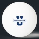 Personalised sports team monogram template ping pong ball<br><div class="desc">Personalised sports team monogram template for Sports team,  volleyball,  sport,  athlete,  coach,  school sport teams,  player,  female,  women,  soccer,  funny,  cute,  blue,  sports,  teams. Customise with your team monogram,  team name and your player number</div>
