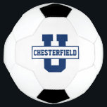 Personalised sports team monogram template soccer ball<br><div class="desc">Personalised sports team monogram template for Sports team,  volleyball,  sport,  athlete,  coach,  school sport teams,  player,  female,  women,  soccer,  funny,  cute,  blue,  sports,  teams. Customise with your team monogram,  team name or family sports name</div>