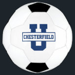 Personalised sports team monogram template soccer ball<br><div class="desc">Personalised sports team monogram template for Sports team,  volleyball,  sport,  athlete,  coach,  school sport teams,  player,  female,  women,  soccer,  funny,  cute,  blue,  sports,  teams. Customise with your team monogram,  team name or family sports name</div>