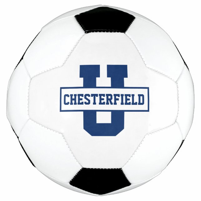 Personalised sports team monogram template soccer ball (Front)