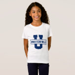 Personalised sports team monogram template T-Shirt<br><div class="desc">Personalised sports team monogram template for Sports team,  volleyball,  sport,  athlete,  coach,  school sport teams,  player,  female,  women,  soccer,  funny,  cute,  blue,  sports,  teams. Customise with your team monogram,  team name and your player number</div>