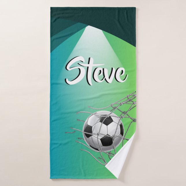 Personalised Sports Team/soccer/Football  Bath Towel (Bath Towel)