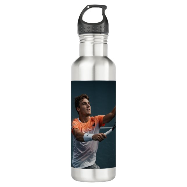 Personalised Sports Water Bottle | Custom Name (Front)