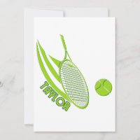 Personalised Sports With Name Tennis