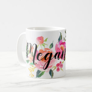 personalised spring flower mug