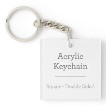 Personalised Square Keychain