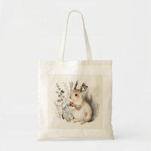 Personalised Squirrel Treasure Tote