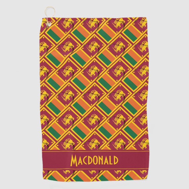 Personalised SRI LANKA Golf Towel (Front)