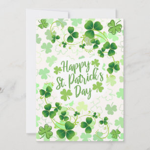 Personalised St. Patrick's Day Irish Blessings Holiday Card