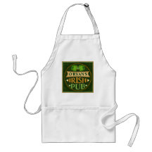 Personalised St. Patrick's Day Irish Pub Apron