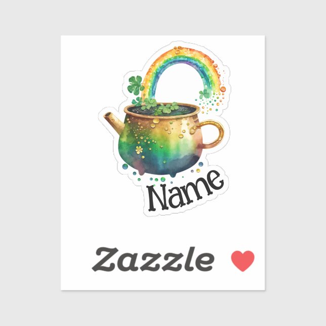 Personalised st. Patrick's day rainbow  (Sheet)