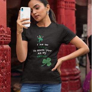 Personalised St. Patrick's Day Women's Basic T-Shi T-Shirt