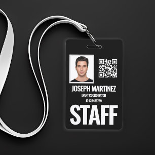Personalised Staff Employee Photo ID ID Badge