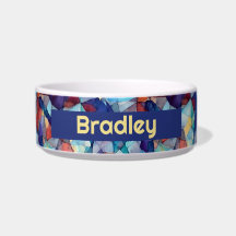 Personalised Stained Glass Pattern Pet Food