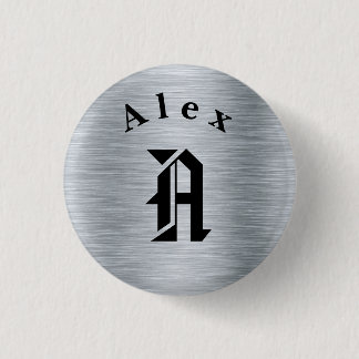 Personalised Stainless Steel Button