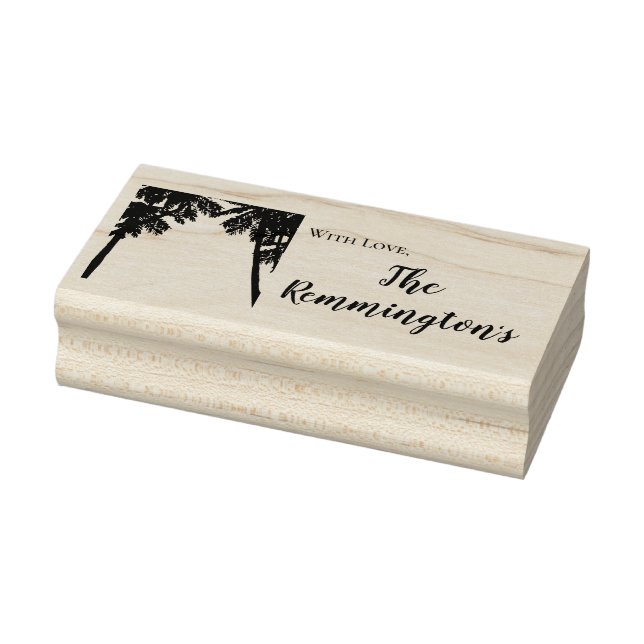 Personalised Stamp Beach Sunset Palm Tree String L (Stamp)