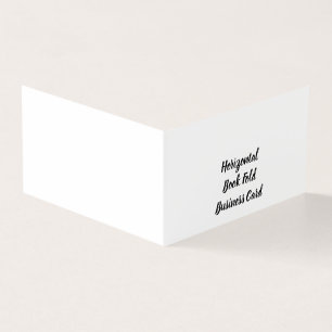 Personalised Standard Matte Folded Business Card