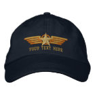Personalised Star Badge Pilot Wings