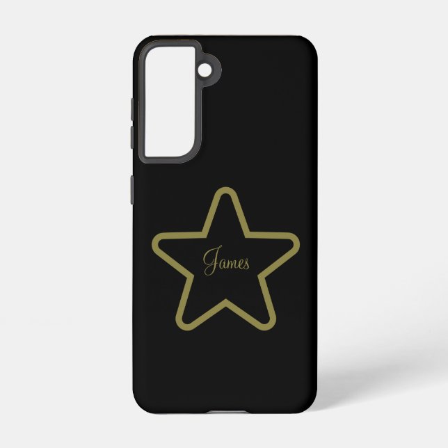 Personalised Star Phone Case  (Back)