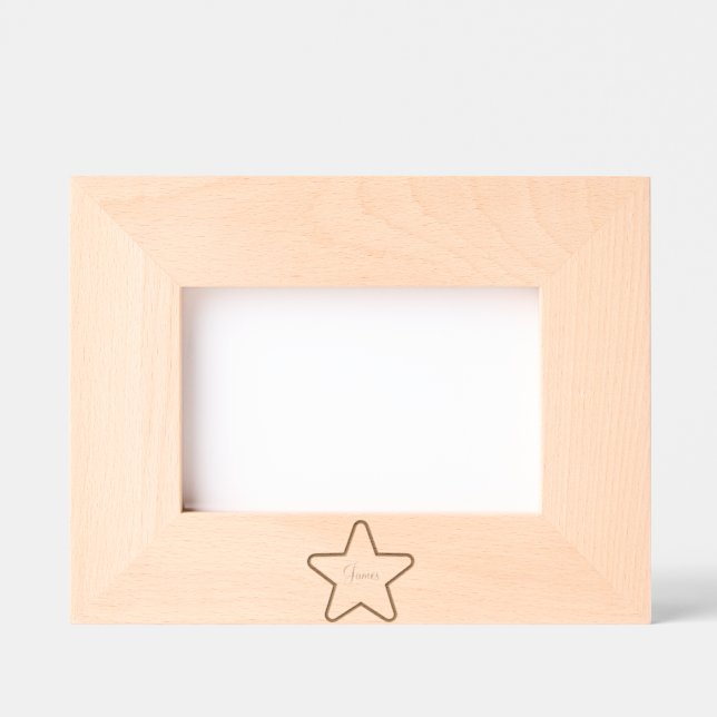 Personalised Star Picture Frame  (Front)