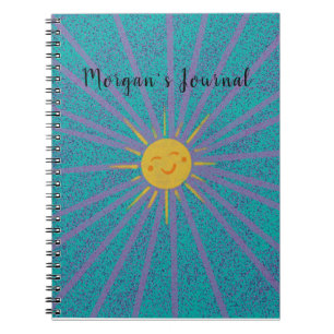 Personalised Starburst and Sunshine Notebook 