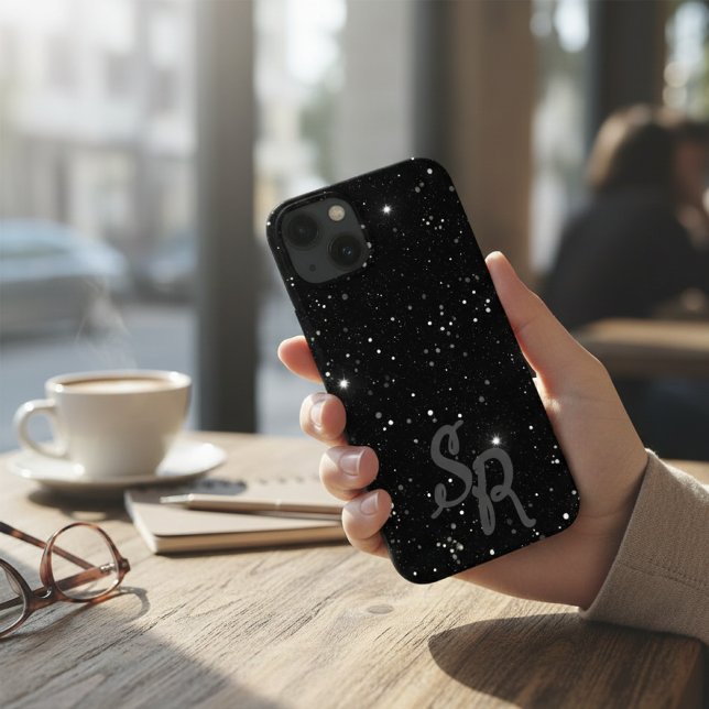 Personalised Starry Night Sky: Black Galaxy Case-Mate iPhone Case (Creator Uploaded)