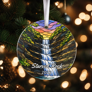 Personalised Starved Rock State Park Acrylic Ornam Ornament