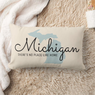 Personalised State Throw Pillow - Michigan