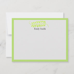 Personalised Stationery Wild Meadow Flat Card