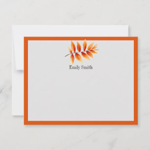 Personalised Stationery Wild Meadow Flat Card