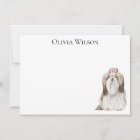 Personalised stationery with dog